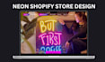 design a highly profitable neon sign shopify store led sign website