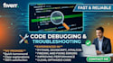 debug and fix errors in your python, javascript or web code