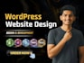 design wordpress website, website development as a developer with SEO expert