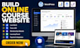 create online course website membership website and learning portal