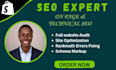 do onsite optimization, site audit, onpage, and technical SEO for websites