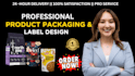 design pet food label design