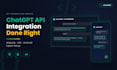 integrate chatgpt API into your website or mobile app