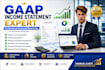 prepare professional startup gaap financial statements
