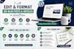 edit, format and publish SEO blog posts in wordpress