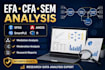 do efa cfa and sem structural equation modeling fast