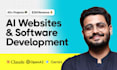do ai website ai web application ai software as full stack website developer