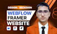 webflow website, webflow website design, webflow design, framer website