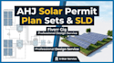 design ahj solar permit plan set, sld, trenching schedule ground mount