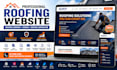 design roofing website roofing company website roofer website
