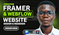 design framer website webflow developer duplicate divi website hostinger website