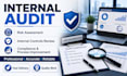 be your internal auditor and set up business risk management controls