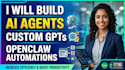build ai agents, custom gpts, and openclaw automations