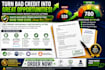 create credit dispute letters for credit report inaccuracies