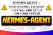 deploy a self learning ai agent on your machine with telegram control