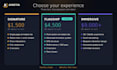 design a premium animated website experience with motion and 3d