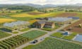3d green house design ,farm plan landscape design with visualized rendering