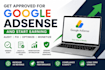 fix google adsense rejection setup domain approval mediavine, ezoic and adthrive