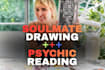 do soulmate psychic reading, soulmate drawing, future husband traits and initial