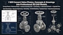 create professional gate valve 3d cad models and engineering drawings