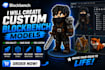 make high quality models in blockbench
