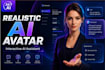 do ai visual talking avatar voicemail agent, ringless livekit lipsync avatar app