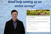program your survey into google froms and share the link