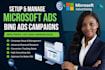 set up microsoft ads campaign microsoft bing ads, manage microsoft ads