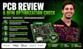 do professional pcb review and dfm optimization check