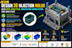 design 3d injection molds with dfm analysis, moldflow simulation, and cad files