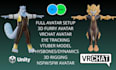 fix, rig, convert and optimize vrchat, vrm, vroid, mmd, warudo, gmod and vtuber