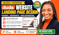 design, redesign duda website, duda landing page and business website