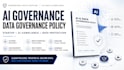 draft an ai governance and data governance policy for your startup