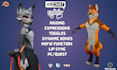 do professional vrchat avatar rigging, vtuber model, 3d avatar, vr character