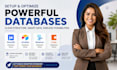 setup nocodb database, airtable, baserow, coda databas