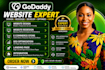 build godaddy website design godaddy website redesign develop godaddy website