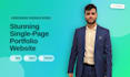 create a stunning single page portfolio website from your resume
