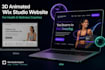 design 3d animated wix studio website,wix redesign,interactive wix developer seo