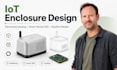 design iot enclosure, electronics housing, smart device cad and keyshot render