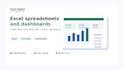create spreadsheets and dashboards