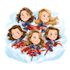 draw custom superhero cartoon caricature