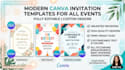 design modern canva invitation templates for events