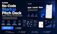 design no code startup pitch deck bubble app pitch deck mvp funding deck