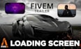 fivem loading screen, cinematic fivem trailer, video game intro,fivem logo,gta
