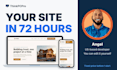 build a small business website in 72 hours