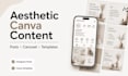 design aesthetic canva content for your brand