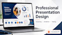 design elearning presentation, academic presentation slides and training deck