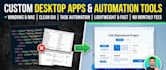 build a custom desktop app to scrape and format your data