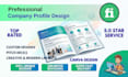design a professional company profile in canva