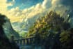 design amazing fantasy landscape